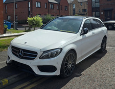 MERCEDES C-CLASS W205 ESTATE AMG LINE 2014++ 4X WHEEL NUTS BREAKING/SPARES