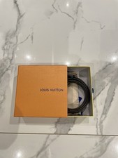 Men’s Louis Vuitton Brown Tone Leather Belt Size 36 Inches