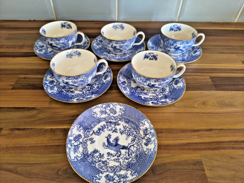 Blue antique minton - 5,