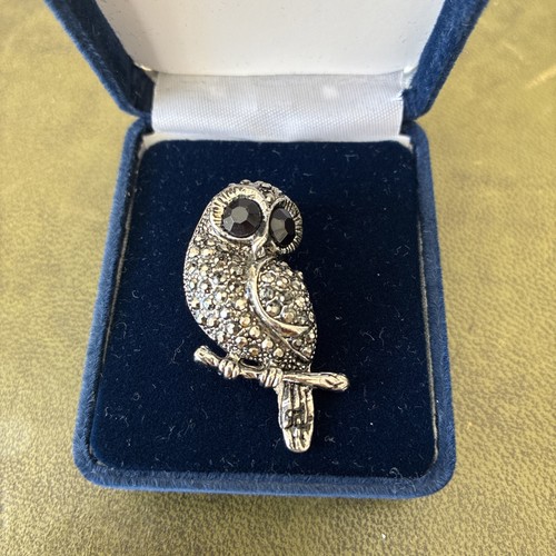 Vintage silver tone marcasite - tone,