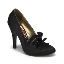Bordello Trixie-04 Black Satin
