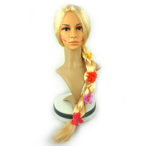 Long braid with flower magic - with,