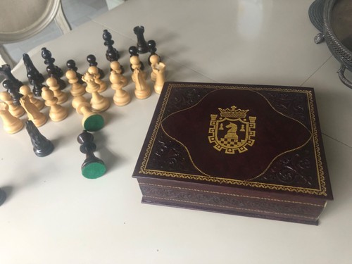 Vintage staunton chess - staunton, set