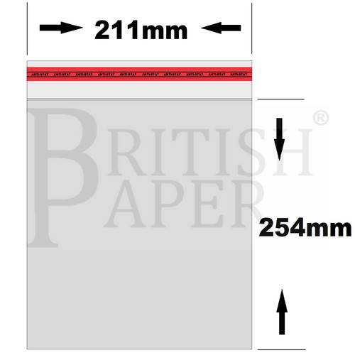 Clear self adhesive seal - clear,