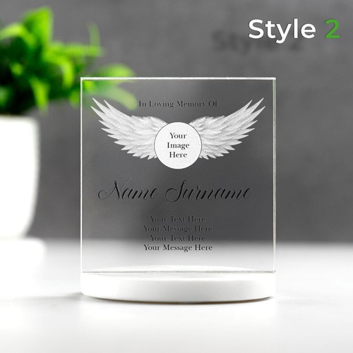 Custom photo block memorial - custom,