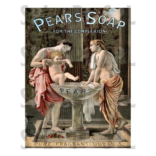 Pears soap metal sign retro - pears,