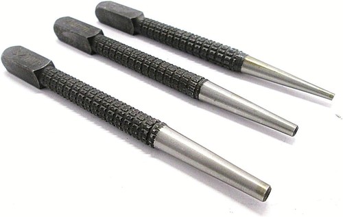 Nail punch set - punch, 3pc