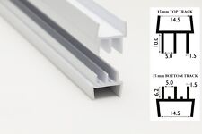 Clip on Vivarium Glass Runners Track Double Channel 4mm TOP & BOTTOM 3 ft 0.91 m