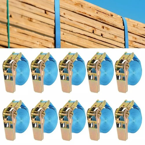 10pcs ratchet lashing straps - 10pcs,