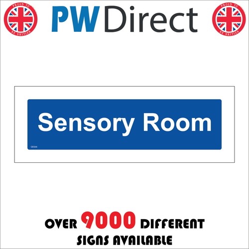 Sign sensory room door plaque - door,