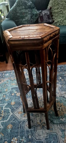 Bamboo plant stand - bamboo,