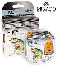 Mikado Sensei Pike Monofilament Fishing Line 150m Spools Soft Mono Predator Fish