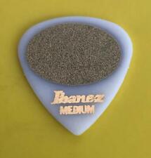 5 Ibanez Genuine White SAND GRIP Guitar Picks Pick Plectrum -Medium 0.8mm thick