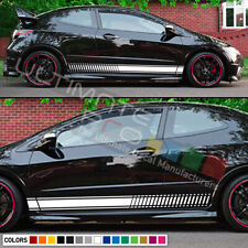 Decal Sticker Graphic Stripe Kit for HONDA Civic Type R FN2 Spoiler Carbon Lamp