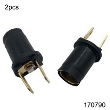 2PCS Side Light Bulb Holder 170790 for 6V/12V/24V Ba9s 989/233 Car Bulb