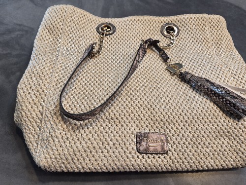 Dune raffia beige woven - raffia,