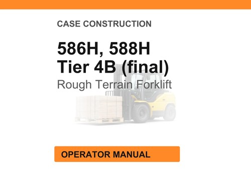 Case 586h 588h tier rough - 588h,