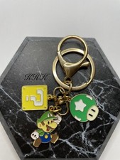 Luigi Gold Keyring Bag Charm