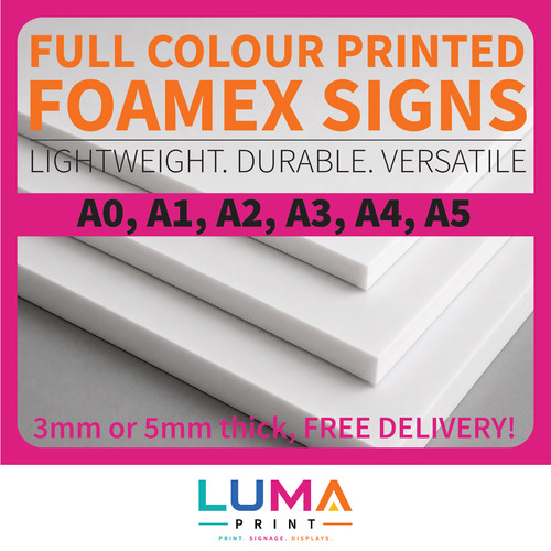 Printed foam board pvc - foam, full
