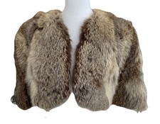 Cropped Fur Bolero Shrug Fox /