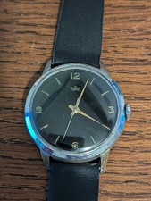 Marvin Jumbo 37mm Cal 560 Mens 15 Jewels Dress Watch, Keeping Time #P398