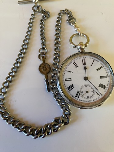 Vintage silver key - vintage, wind