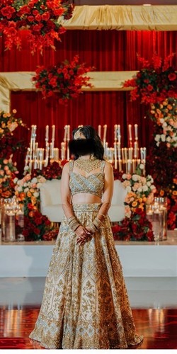 Ejaaz brand bridal lehenga - brand,
