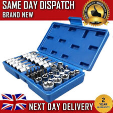 Torx Star Socket & Bit Set Male Female E & T Sockets with Torx Bits + Case 34pcs