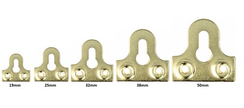 Mirror hanging plate brass - mirror,