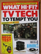 What Hi-Fi September 2016 Rega