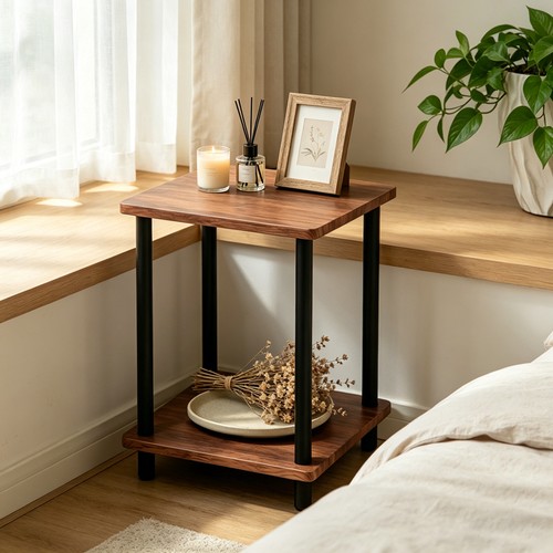 Sofa side table - sofa, 2-tier