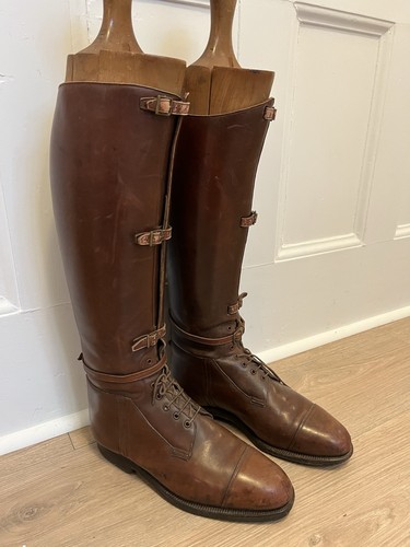 Vintage early 1900s leather - early,
