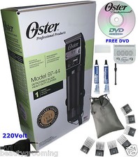 Oster 97 Classic ex2s Professional Hair Clipper 220v 76097-440 PLUS 7 Combs Set