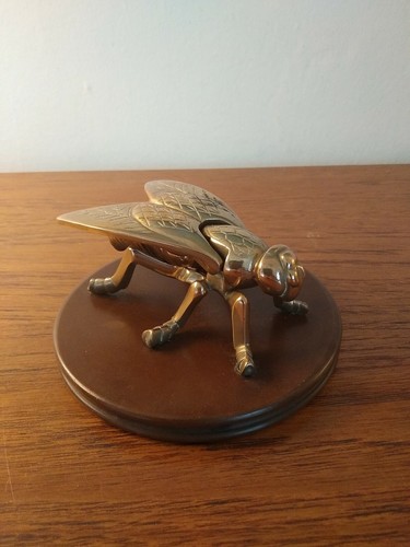 Vintage antique brass fly - antique,