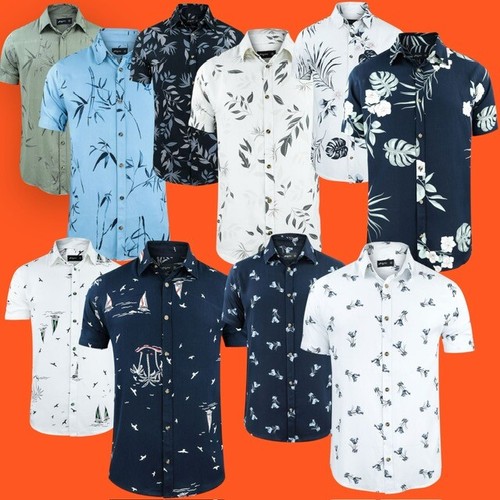 Mens hawaiian viscos short - hawaiian,