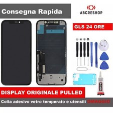 DISPLAY APPLE IPHONE 11 TOUCH SCREEN ORIGINALE PULLED NUOVO FRAME  SCHERMO