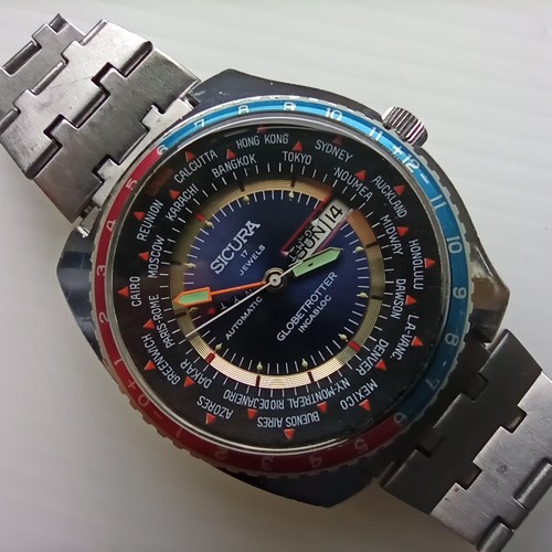 Rare vintage watch sicura - vintage,