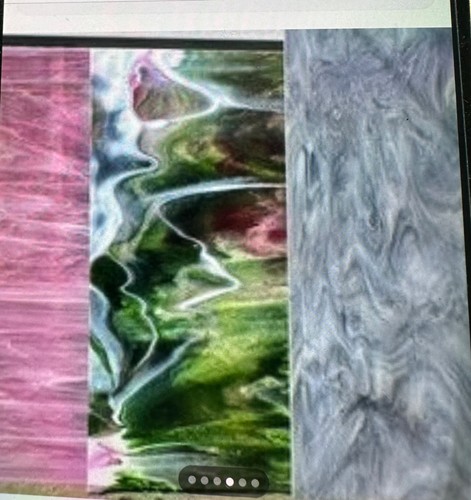 Rare stained glass sheets - ,