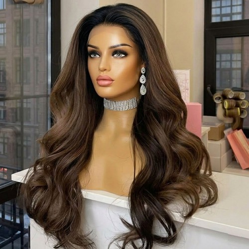 Layered lace front wigs ombre - lace,