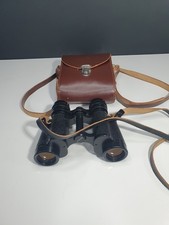 Vintage Carl Zeiss Jena Binoculars Jenoptem 8x30w DDR Multi Coated leather case