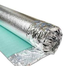 3mm Silver Acoustic Underlay - Wood or Laminate Flooring Comfort Insulation
