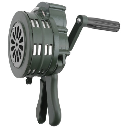 Emergency hand crank - hand, siren