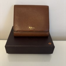 Mulberry Small Continental Purse Wallet in Oak Leather
