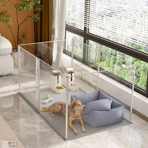 Large acrylic dog - large,