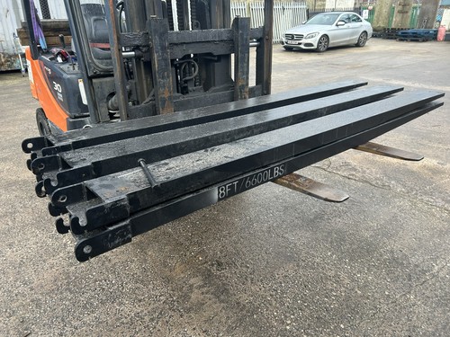 Forklift extensions sleeves - extensions,