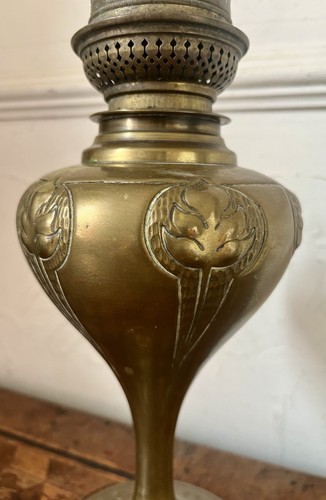 Antique art nouveau french oil - french,