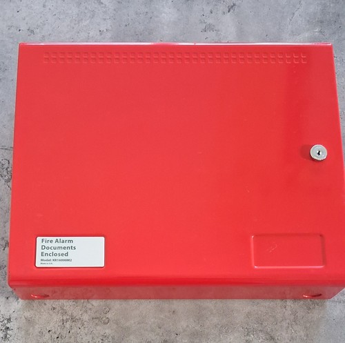 Fire alarm document cabinet - document,