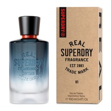 Superdry Real Superdry 01 Eau de Toilette 30ml–100ml Men’s Aftershave Spray