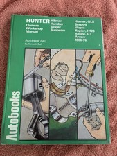 SUNBEAM RAPIER (INCL H120) &