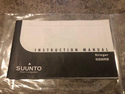 Suunto stinger instruction - suunto,